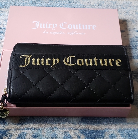 Juicy Couture Black Starburst Wallet in Gift Box - Picture 2 of 8